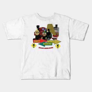 Crotoonia's Railside Roadtrip - Three New Minis Kids T-Shirt